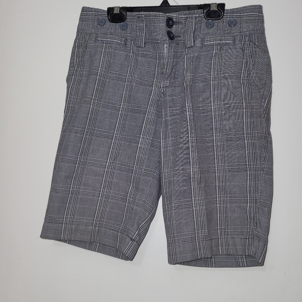 AMERICAN EAGLE OUTFITTERS SHORTS BLK/GRY/TEAL PRELOVED CONDITION